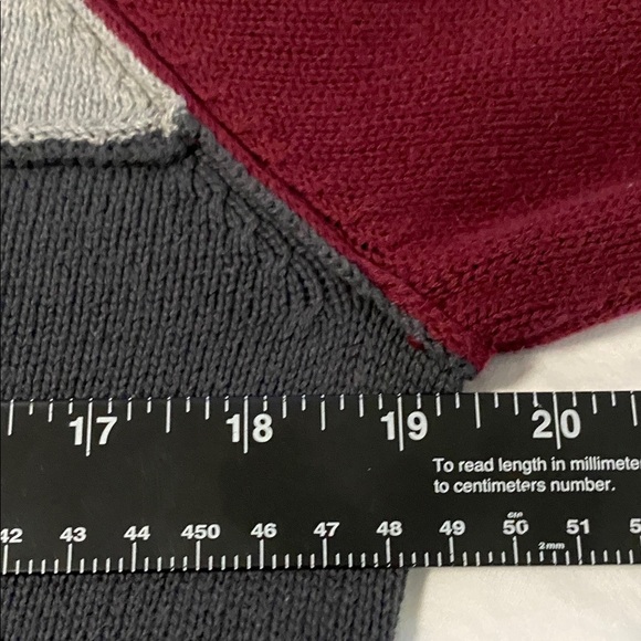 Pendleton Originals Vintage Color-block Sweater with Patchwork Design. Size L. - Picture 13 of 16